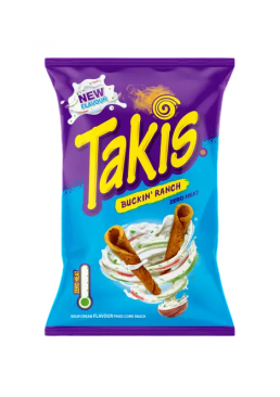 Кукурузные чипсы Takis Buckin Ranch со сметаной, 100 г